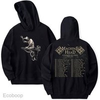 2022 Machine Head Of Kingdom Of Crown American Tour Hoodie — Sweats à capuche pour hommes