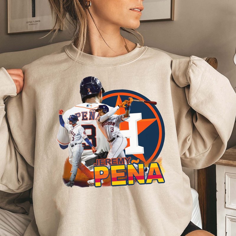 Vintage Jeremy Pena Astros Sweatshirt, Houston Astro World Series 2022 Sweatshirt — Sweats à capuche pour hommes