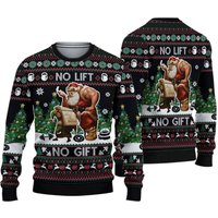 3d No Lift No Gift Christmas Gift All Over Print 3d Sweater