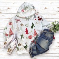 Pitbull Christmas 3d Hoodie