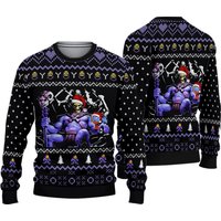 Skeletor Ugly 3d Christmas Ugly Sweater