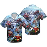 Christmas Driving With Santa Hawaiian Shirt