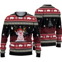 Pig Ugly Christmas Sweater — Sweats à capuche pour hommes