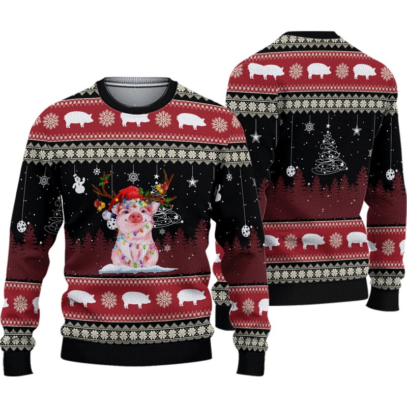 Pig Ugly Christmas Sweater — Chandails pour hommes