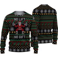 No Lift No Gift Unisex Ugly Christmas Sweatshirt — Mens Sweaters