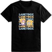 Kids Lankybox Inspired T-shirt Funny Viral Youtuber Merch Boys Girls Tee Top Cute Gift Ideas — T-shirts pour hommes