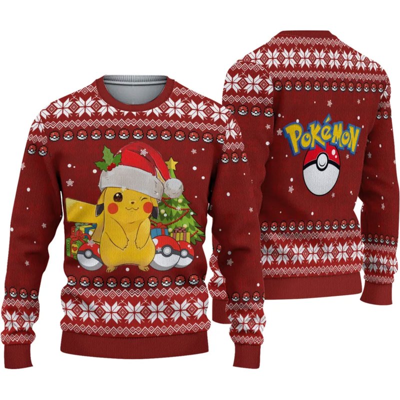 Pika Ugly Christmas Sweater — Chandails pour hommes