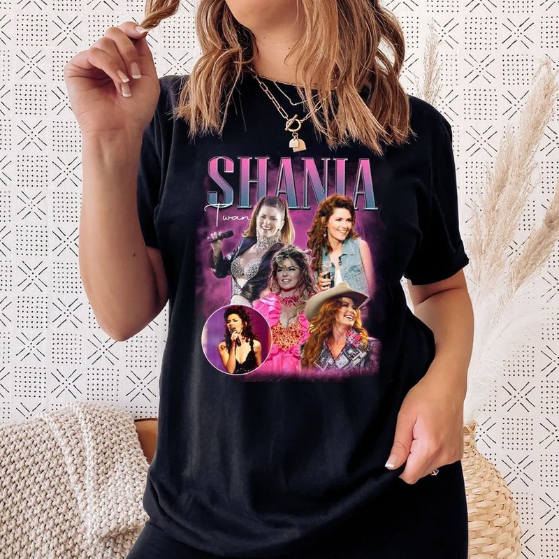 Shania Twain Shirt, Shania Twain Vintage Shirt — T-shirts pour hommes