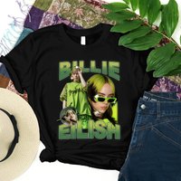 Billie Eilish Shirt, Vintage Rap Shirt — T-shirts pour hommes