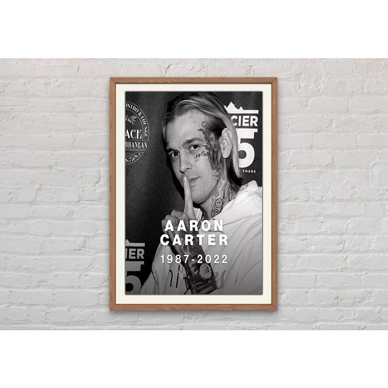 Rest In Peace Aaron Carter Poster, Rip Aaron Carter Poster — Posters & Prints