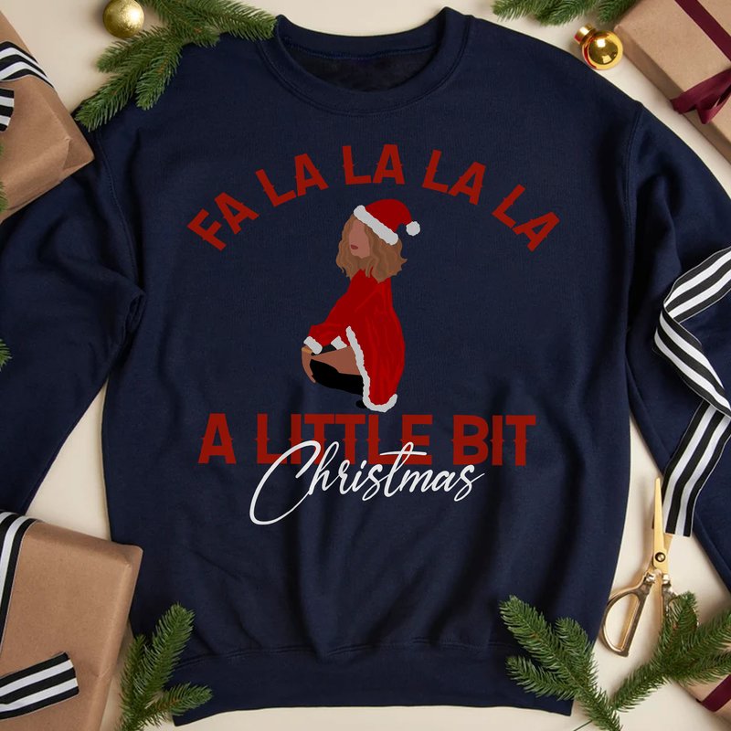 Fa La La Christmas Sweater — Mens Sweaters