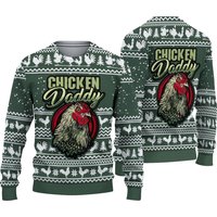Chicken Daddy Ugly Christmas Sweater