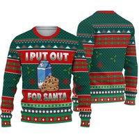 I Put Out For Santa Unisex Ugly Christmas Sweatshirt