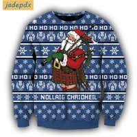 Scottish Santa Nollaig Chridheil Ugly Christmas Sweater