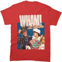 Wham! Last Christmas Heather Red T-shirt