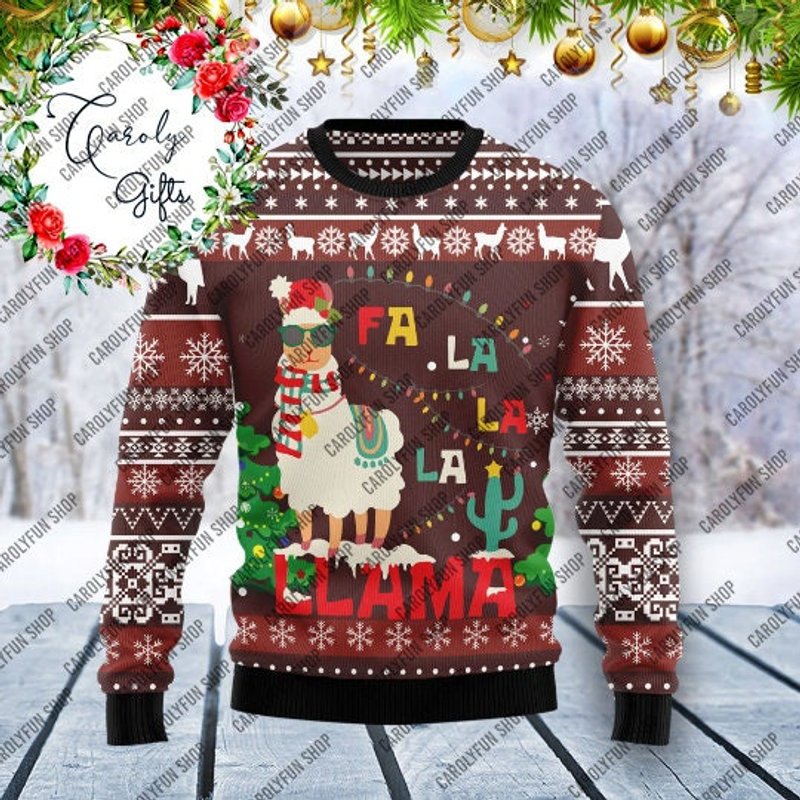 Ugly Christmas Sweater, Llama Ugly Christmas Sweater