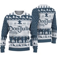 Don Julio Tequila Blue Ugly Christmas Sweater