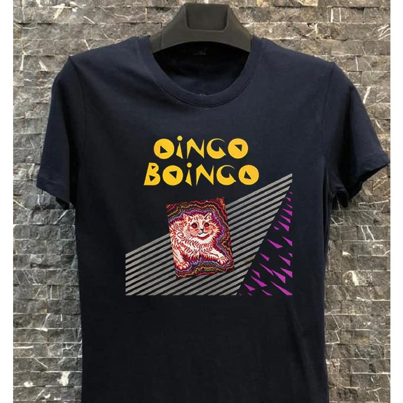 Oingo Boingo T-shirt Weird Cat T-shirt — T-shirts pour hommes