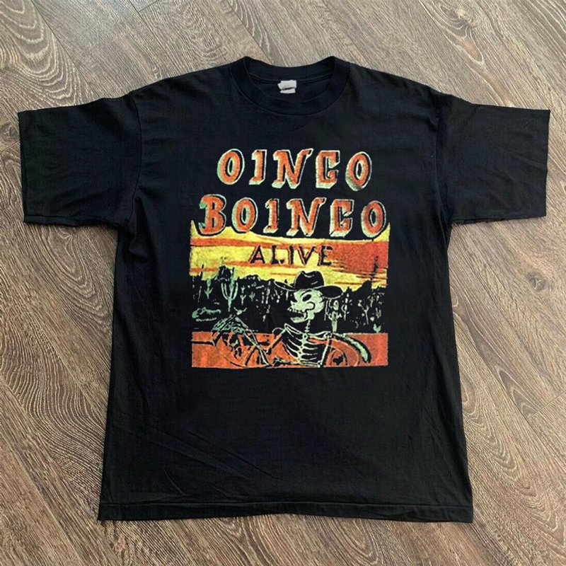 Vintage Oingo Boingo Alive Tour Concert T-shirt 90s Oingo Boingo Shirt