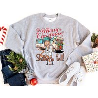 Merry Christmas Shitters Full Sweatshirt, National Lampoons Christmas — Sweats à capuche pour hommes