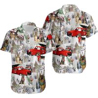 German Shepherd Christmas Hawaiian Shirt