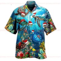 Turtle Love Christmas And Ocean 3d Hawaii Shirt, Christmas Gifts