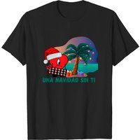Bad Bunny Christmas Pajamas, Una Navidad Sin Ti, Christmas Pajamas — T-shirts pour hommes