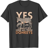 Funny Farmer Donkey T-shirt — T-shirts pour hommes