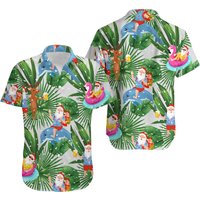 Funny Tropical Christmas Hawaiian Shirt