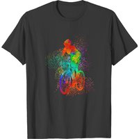 Cycling T- Shirtwatercolor Cycling Triathlon T-shirts — T-shirts pour hommes
