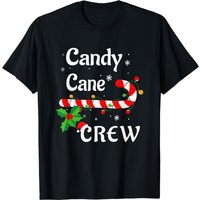 Candy Cane Crew Christmas Candy Love Pajamas T-shirt