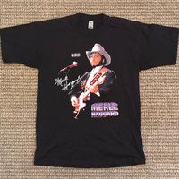 Merle Haggard Cowboy Signature T-shirt — T-shirts pour hommes