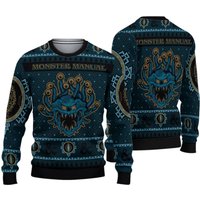 Dungeons & Dragons Monster Manual Ugly Christmas Sweater