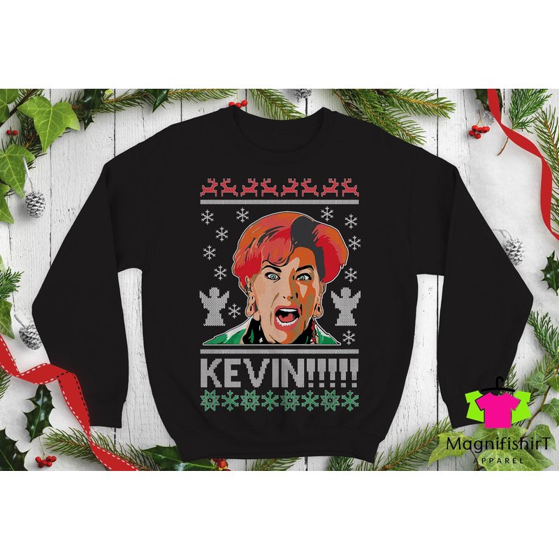 Kevin!!!! Ugly Christmas Sweater — Chandails pour hommes