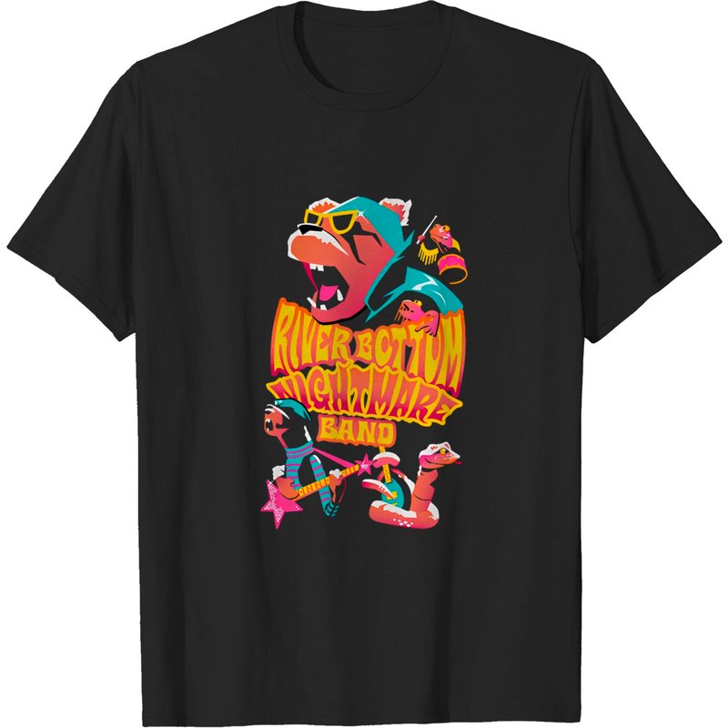 River Bottom Nightmare Band T Shirt — T-shirts pour hommes