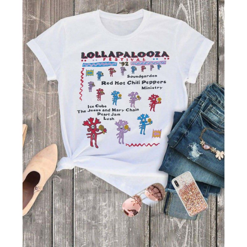 Lollapalooza 1992 Red Hot Chili Peppers T-shirt