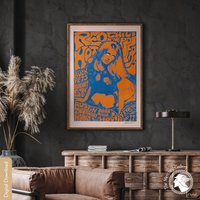 Vintage Music Poster, Red Hot Chilli Pepper Poster — Affiches et impressions