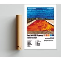 Red Hot Chili Peppers Poster Californication Poster — Affiches et impressions