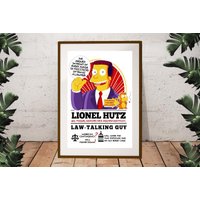 Lionel Hutz Attorney At Law Poster — Affiches et impressions