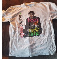 1991 Vintage Paul Simon "born At The Right Time" Concert Tour T-shirt