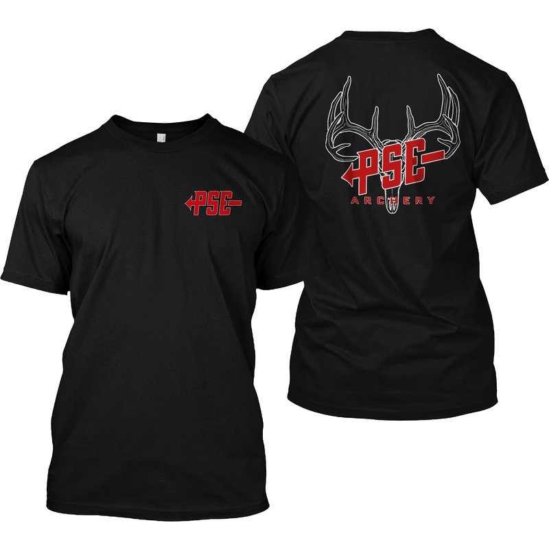 Deer Skull Archery Pse Double Sided Tshirt — T-shirts pour hommes