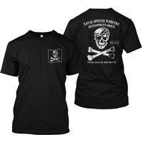 Navy Seal Team Six 6 Nswdg Devgru Blue Team Squadron Double Sided Tshirt