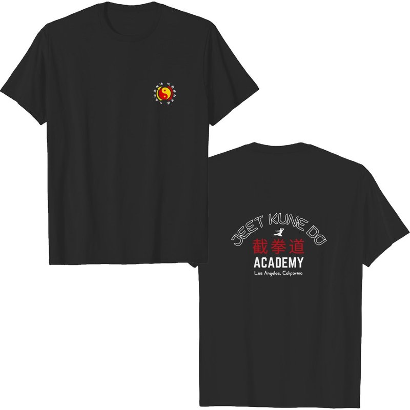 New Jeet Kune Do Martial Art Academy 1967 Wing Chun Legend Double Sided Tshirt — T-shirts pour hommes