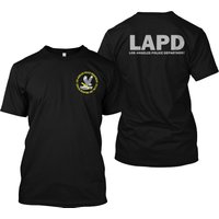 New Lapd Los Angeles Swat Police Double Sided Tshirt