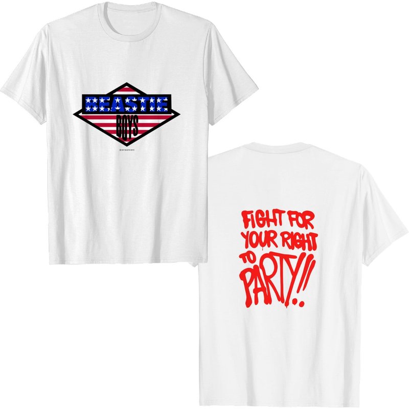 Vintage Beastie Boys Fight For Your Right To Party Tour 1987 T-shirt — T-shirts pour hommes