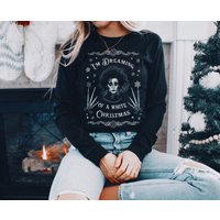Im Dreaming Of A White Christmas Edward Sweatshirt