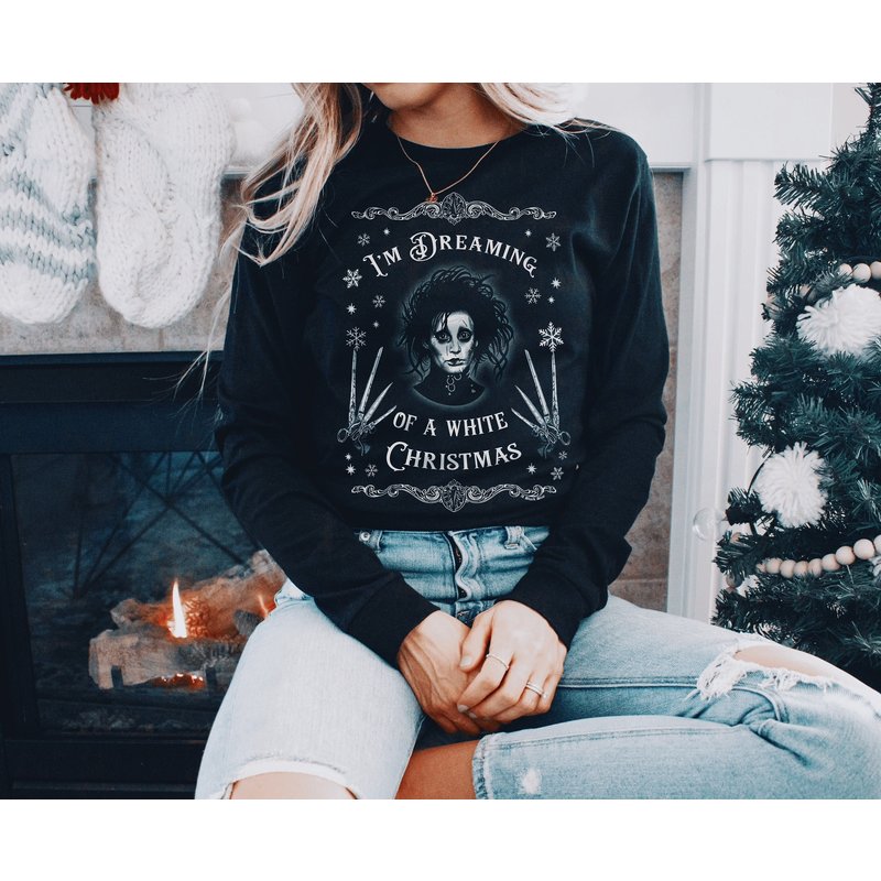 Im Dreaming Of A White Christmas Edward Sweatshirt — Sweats à capuche pour hommes