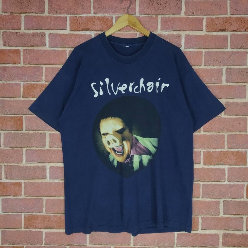 Vintage 90s Silverchair Band Grunge Concert Tour T-shirt — T-shirts pour hommes
