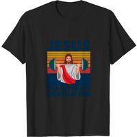 Jesus The Ultimate Deadlifter Shirt, Christian Weightlifting Fitness Gym Shirt — T-shirts pour hommes
