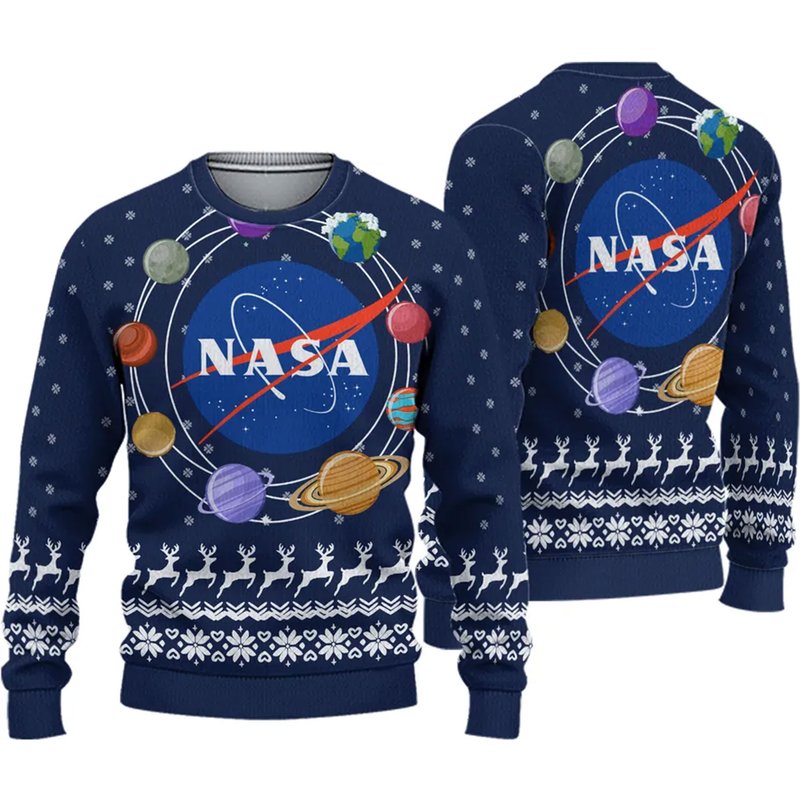 Nasa Christmas Ugly Sweater — Chandails pour hommes